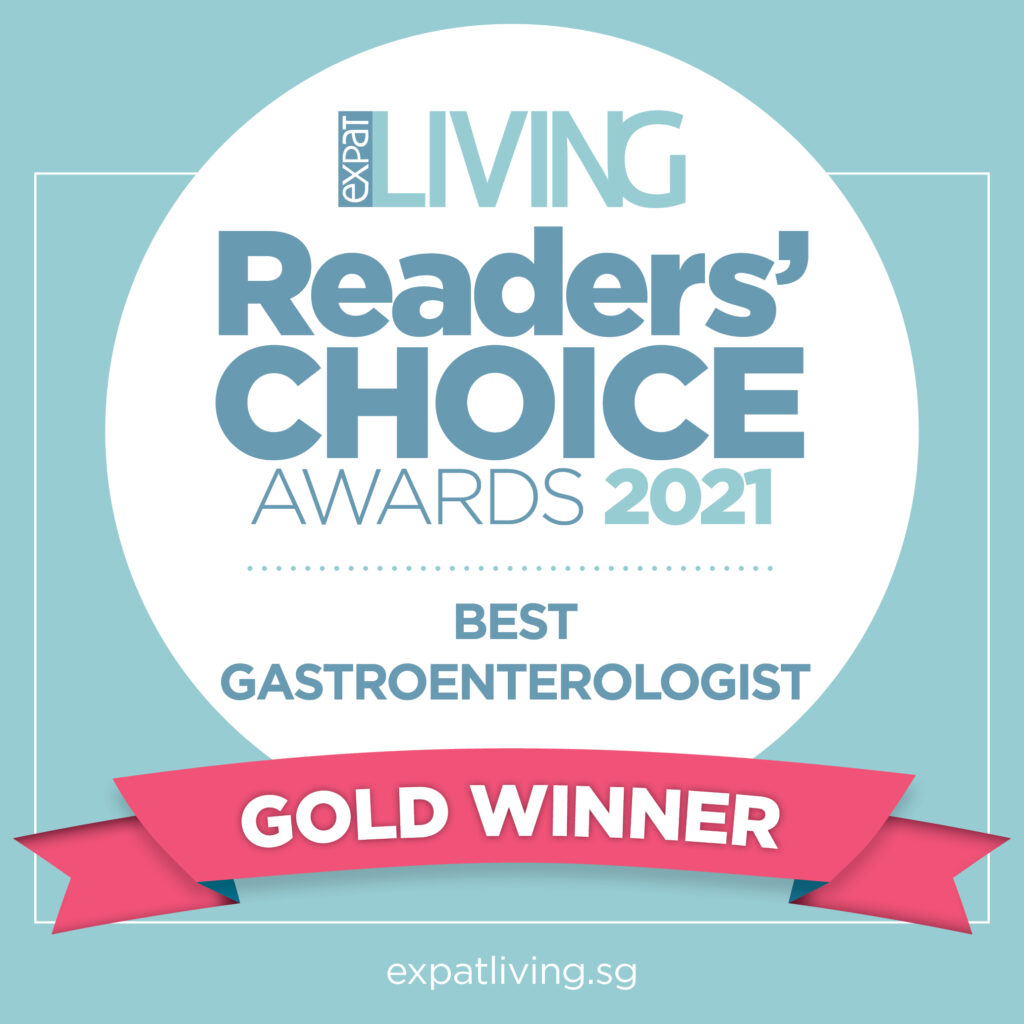 Expat Living Reader's CHOICE Awards 2021 - The Best Gastroenterologist Gold Winner
